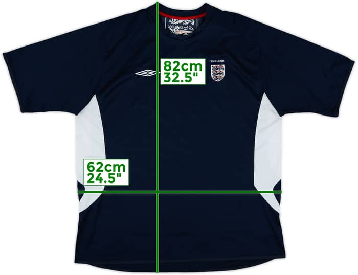 2004-06 England Umbro Training Shirt - 8/10 - (XXL)