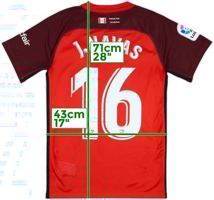 2018-19 Sevilla Away Shirt J.Navas #16 - 10/10 - (S)