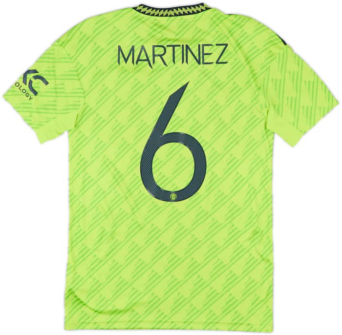 2022-23 Manchester United Third Shirt Martinez #6 - 9/10 - (S)