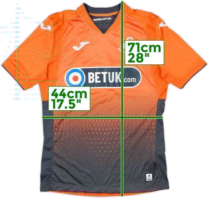 2018-19 Swansea City Away Shirt - 9/10 - (S)