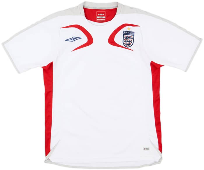 2006-08 England Umbro Training Shirt - 9/10 - (M)