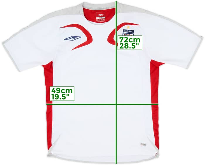 2006-08 England Umbro Training Shirt - 9/10 - (M)