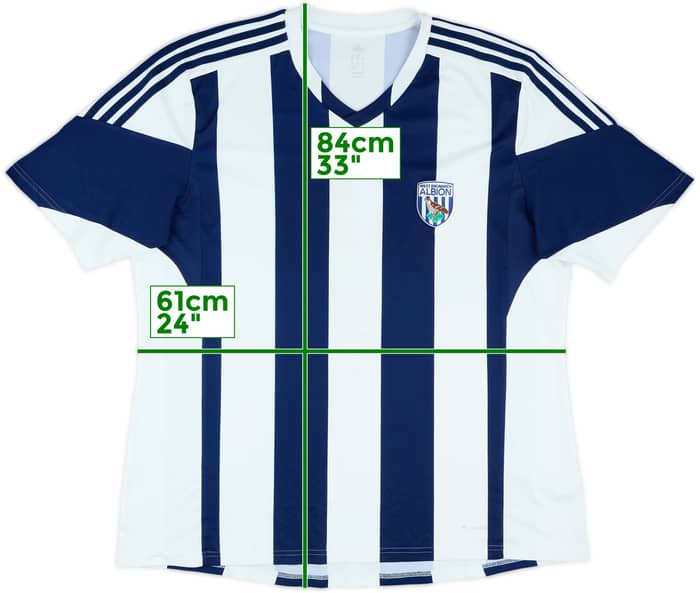 2013-14 West Brom Home Shirt Brunt #11 - 7/10 - (XXL)