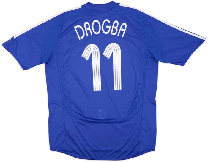 2006-08 Chelsea Home Shirt Drogba #11 - 7/10 - (XL)