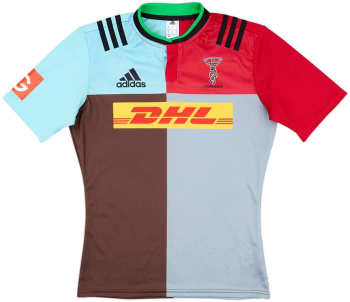 2015-16 Harlequins Rugby Home Shirt - 9/10 - (M)