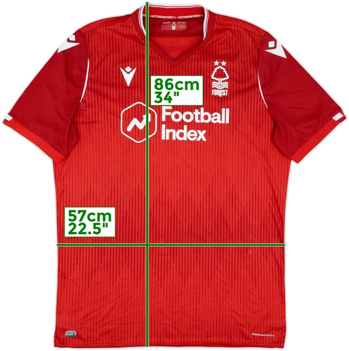 2019-20 Nottingham Forest Home Shirt - 7/10 - (3XL)