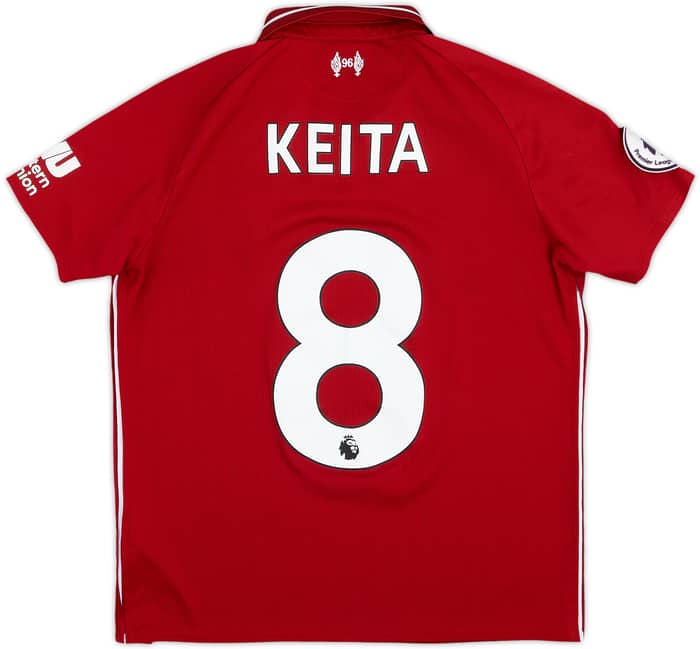 2018-19 Liverpool Home Shirt Keita #8 - 6/10 - (M.Boys)