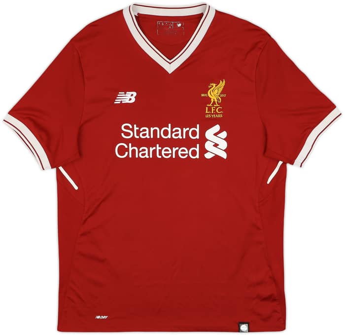 2017-18 Liverpool 125 Years Home Shirt Virgil #4 - 7/10 - (M)
