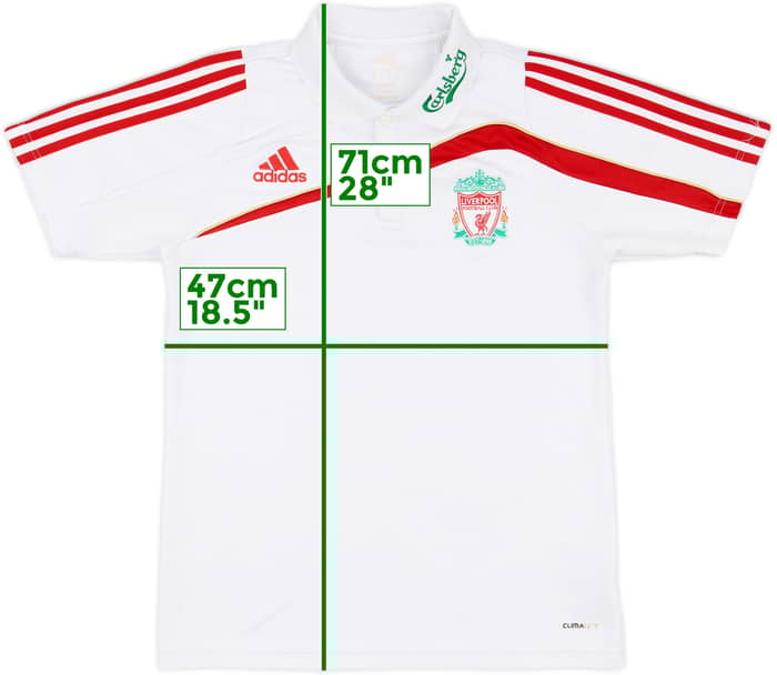 2009-10 Liverpool adidas Polo Shirt - 5/10 - (M)