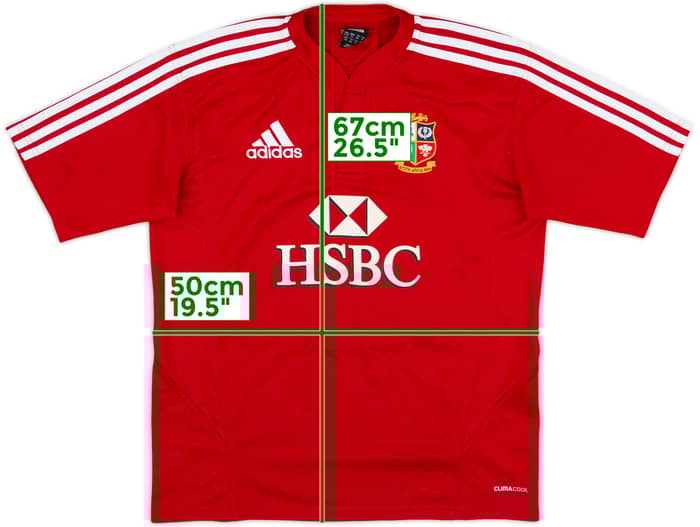 2009 British & Irish Lions Rugby 'South Africa Tour' Shirt - 7/10 - (XL.Boys)
