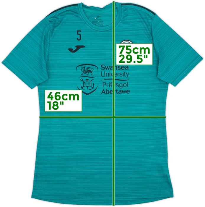 2022-23 Swansea Player Issue Joma Training Shirt #5 - 8/10 - (L)