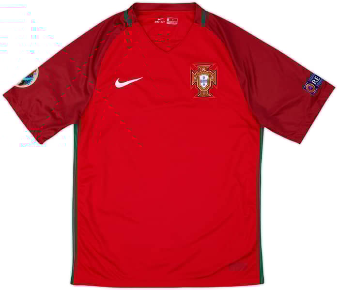 2016-18 Portugal Home Shirt Barrett #7 - 4/10 - (M)