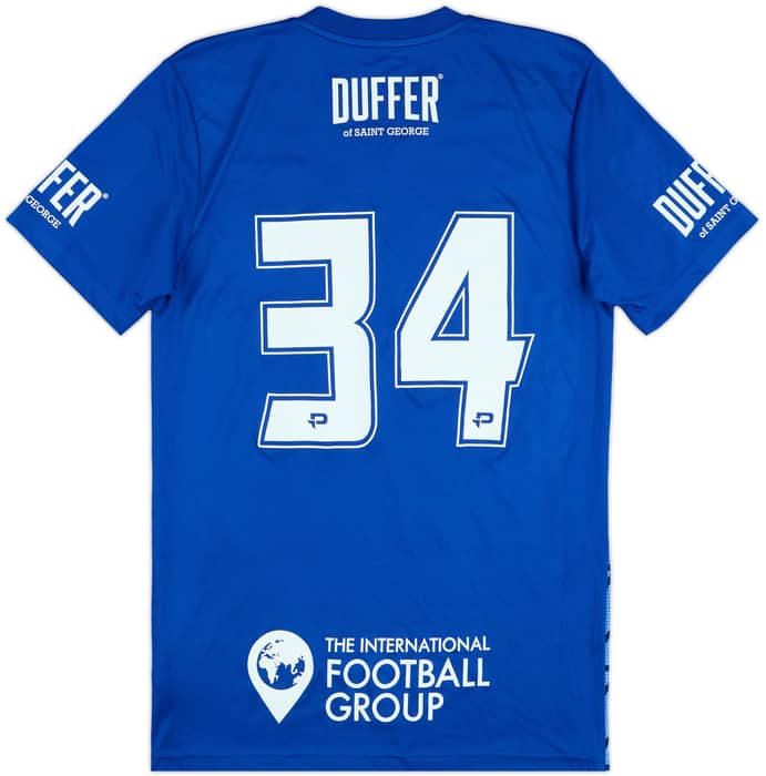 2024-25 Macclesfield FC Youth Match Issue Home Shirt #34