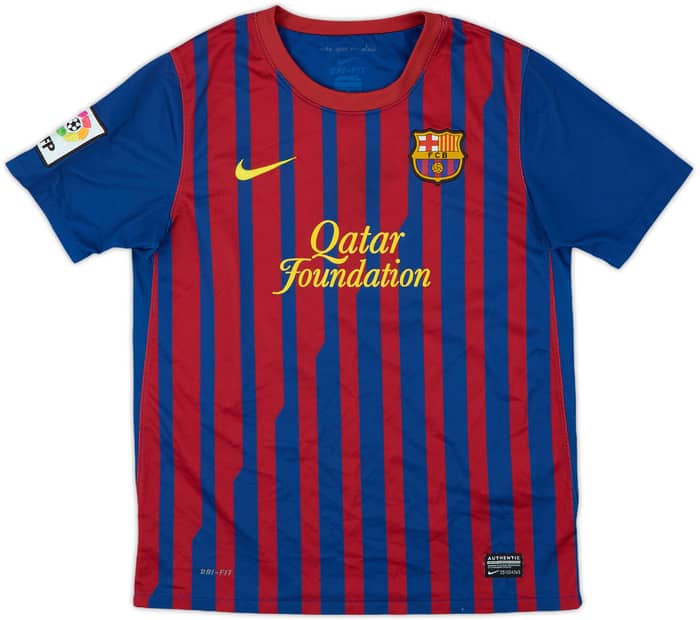 2011-12 Barcelona Home Shirt - 6/10 - (L.Boys)