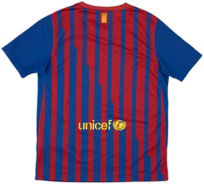 2011-12 Barcelona Home Shirt - 6/10 - (L.Boys)
