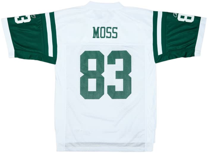 2004 New York Jets Moss #83 Reebok On Field Away Jersey - 9/10 - (M)