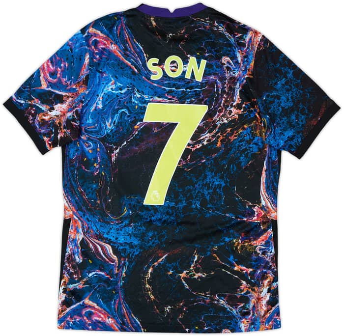 2021-22 Tottenham Away Shirt Son #7 - 9/10 - (M)
