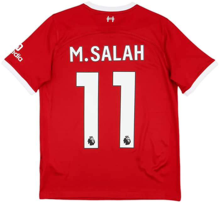 2023-24 Liverpool Home Shirt Salah #11 - 10/10 - (XL.Boys)