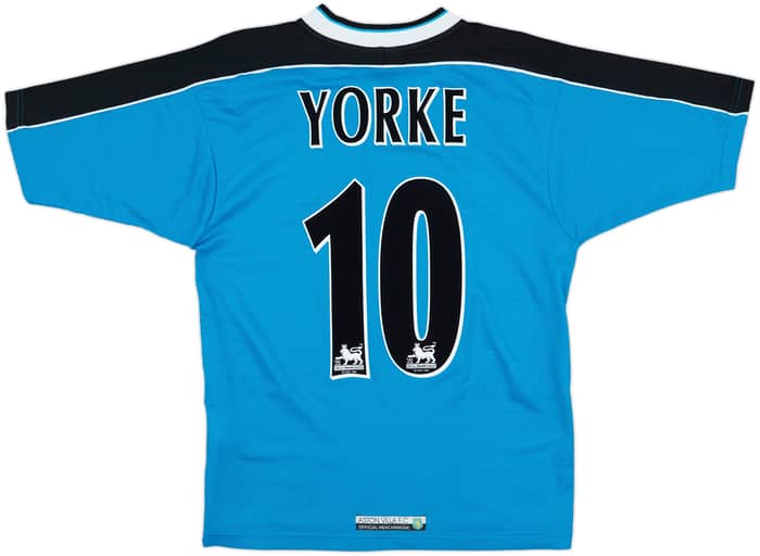1998-99 Aston Villa Away Shirt Yorke #10 - 9/10 - (S)