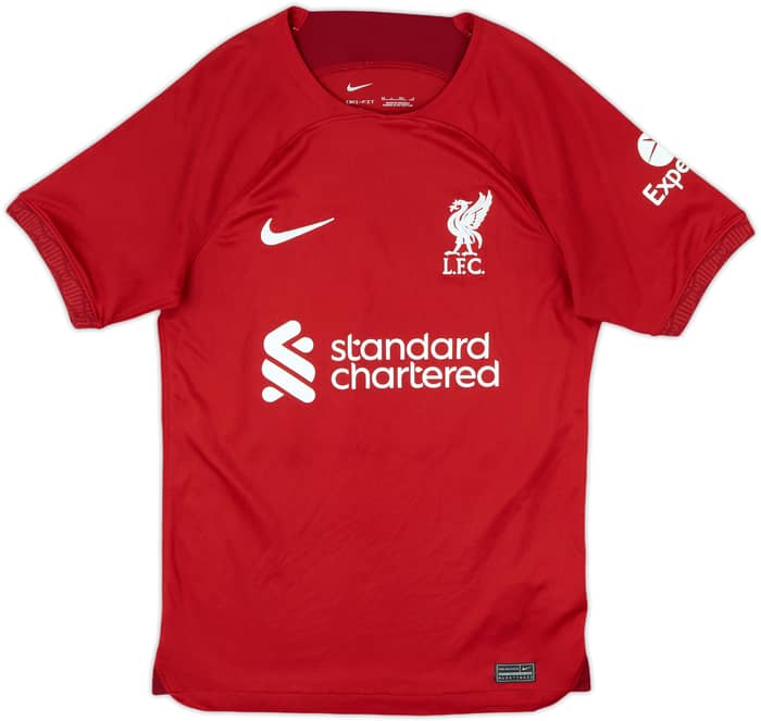 2022-23 Liverpool Home Shirt M.Salah #11 - 8/10 - (XS)