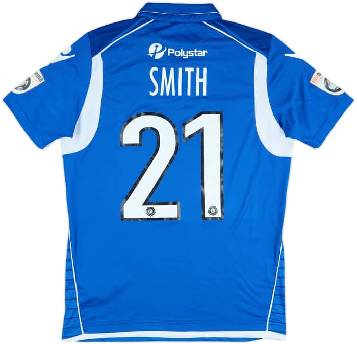 2016-17 Eastleigh Match Issue Home Shirt Smith #21