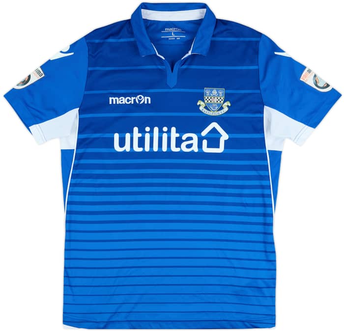 2016-17 Eastleigh Match Issue Home Shirt Smith #21
