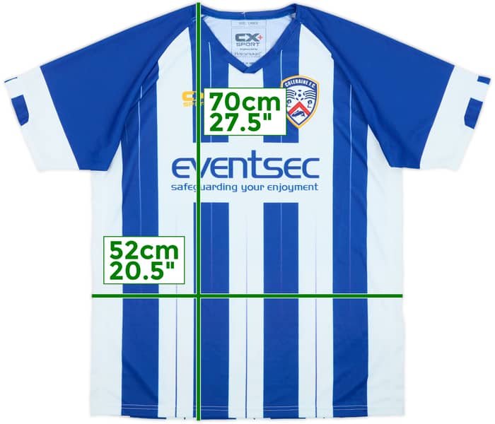 2017-19 Coleraine Home Shirt - 8/10 - (L)