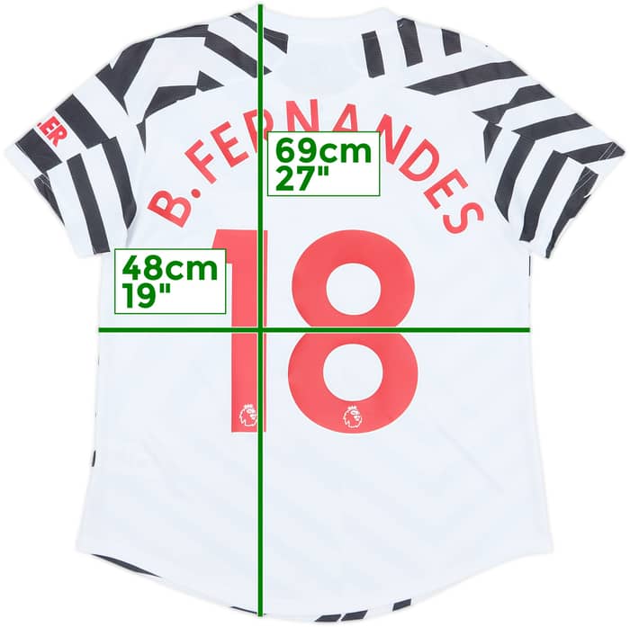 2020-21 Manchester United Third Shirt B.Fernandes #18 - 9/10 - (Women's M)