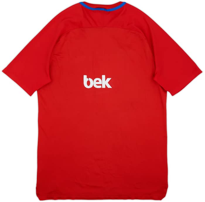2017-18 Barcelona Nike Training Shirt - 5/10 - (L)