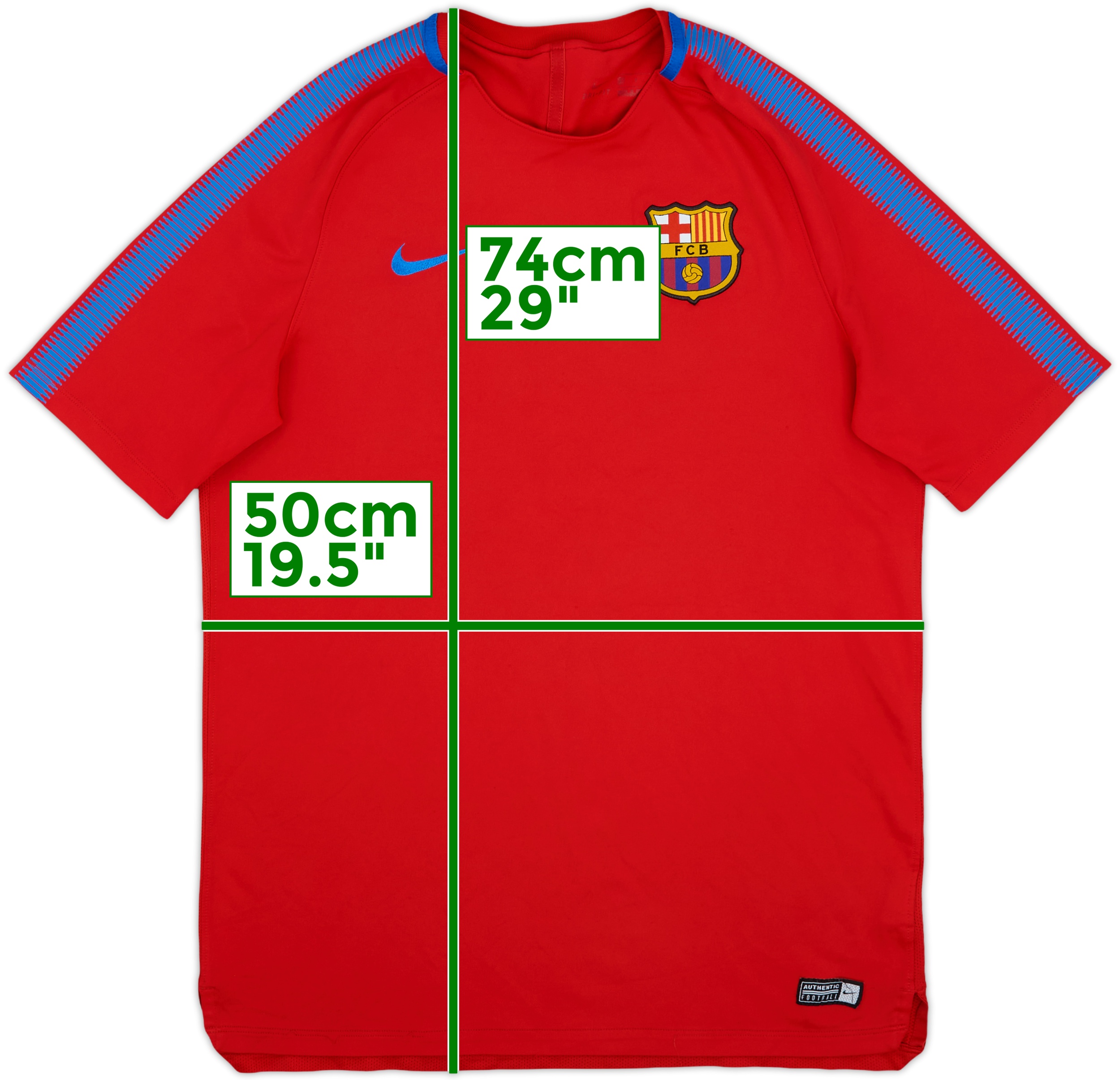 2017-18 Barcelona Nike Training Shirt - 5/10 - (L)