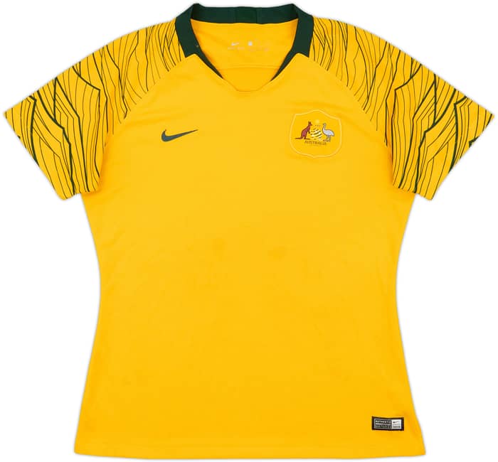 2018-20 Australia Home Shirt - 8/10 - (L.Boys)