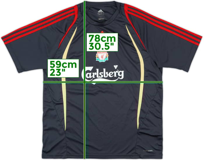 2009-10 Liverpool adidas Training Shirt - 8/10 - (XL/XXL)