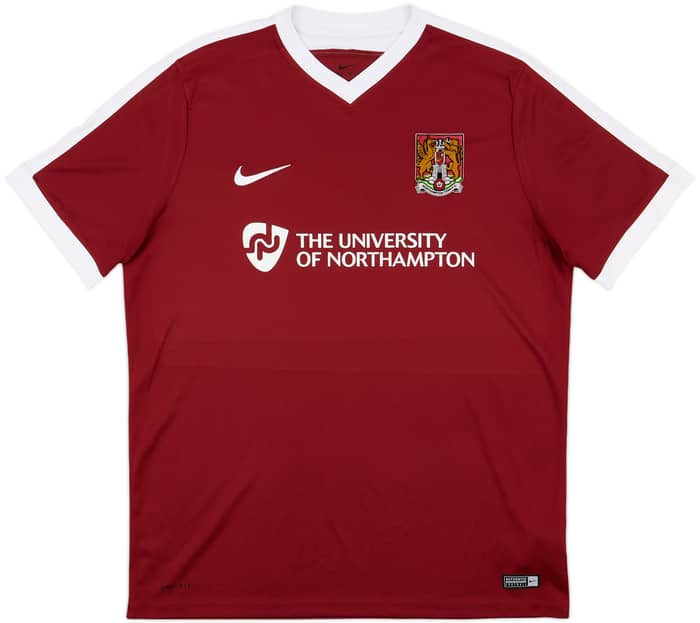 2016-17 Northampton Home Shirt - 9/10 - (XL)
