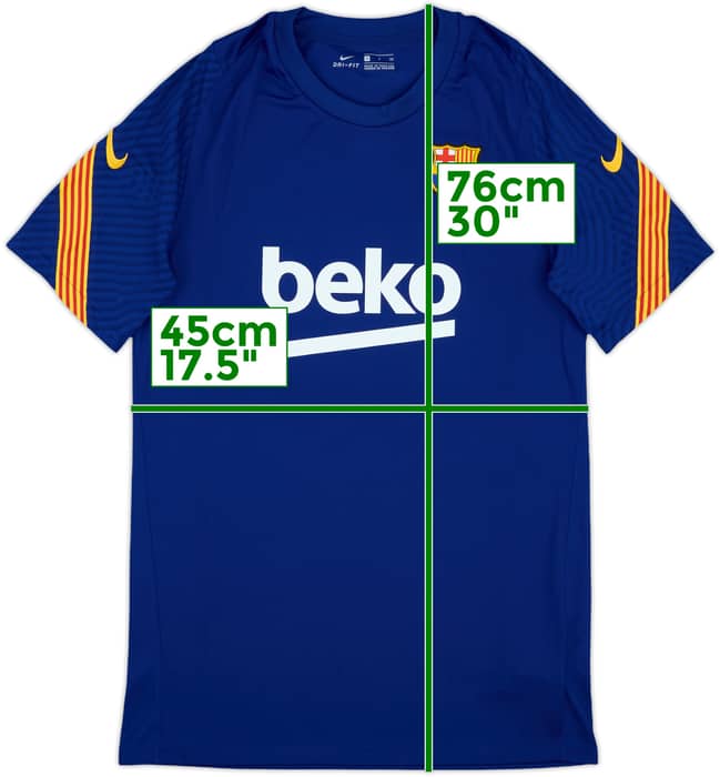 2020-21 Barcelona Nike Training Shirt - 10/10 - (S)