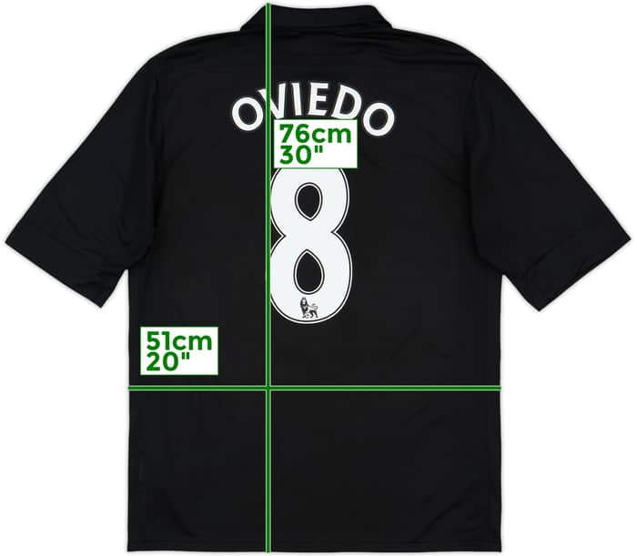 2012-13 Everton Away Shirt Oviedo #8 - 10/10 - (M)