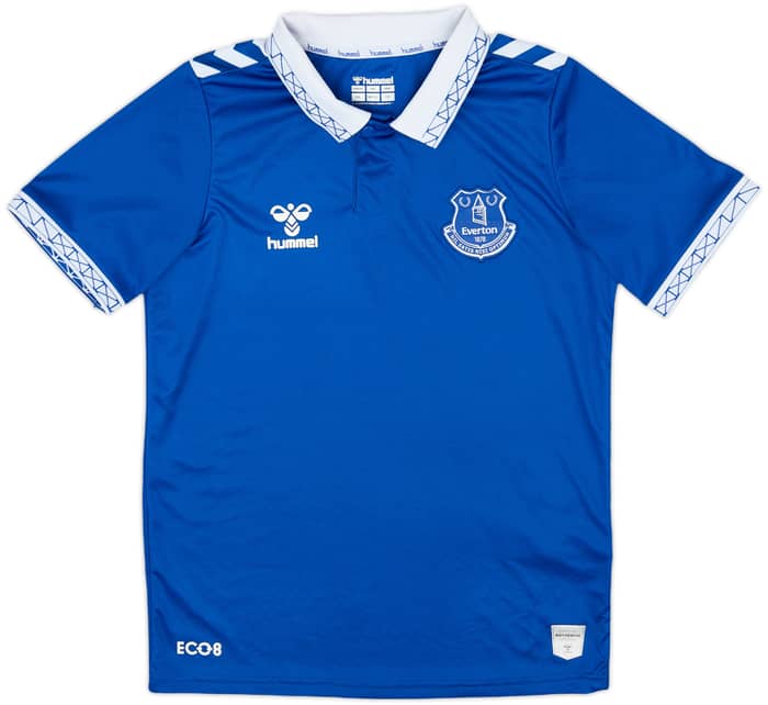 2023-24 Everton Home Shirt - 10/10 - (L.Boys)