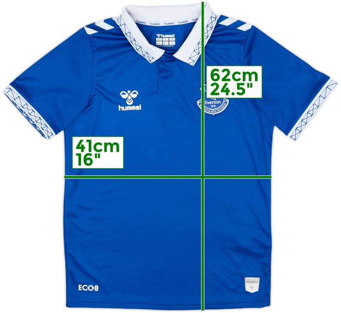 2023-24 Everton Home Shirt - 10/10 - (L.Boys)