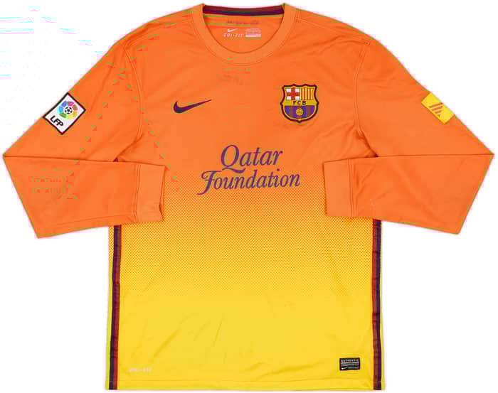 2012-13 Barcelona Away L/S Shirt Messi #10 - 7/10 - (M)