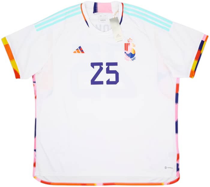 2022-23 Belgium Away Shirt Doku #25 (3XL)