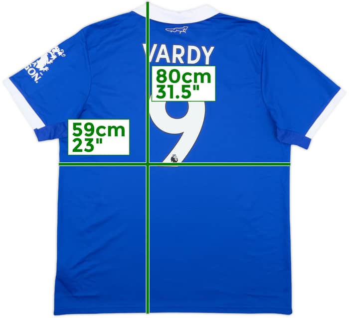 2022-23 Leicester Home Shirt Vardy #9 (XL)