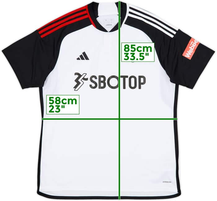 2023-24 Fulham Home Shirt Muniz #19 - 9/10 - (XL)