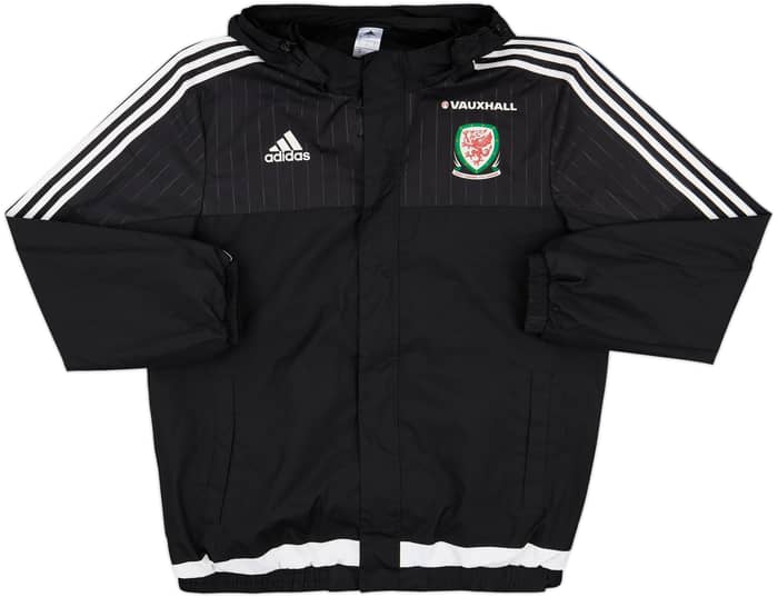 2015-16 Wales adidas Hooded Rain Jacket - 6/10 - (L)