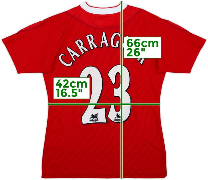 2002-04 Liverpool Home Shirt Carragher #23 - 8/10 - (Women's M)