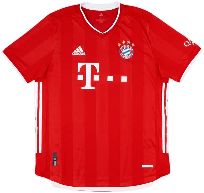 2020-21 Bayern Munich Authentic Home Shirt Muller #25 - 9/10 - (L)