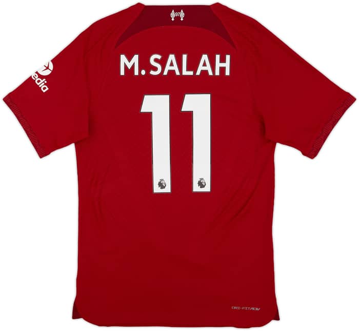 2022-23 Liverpool Authentic Home Shirt M.Salah #11 - 9/10 - (S)