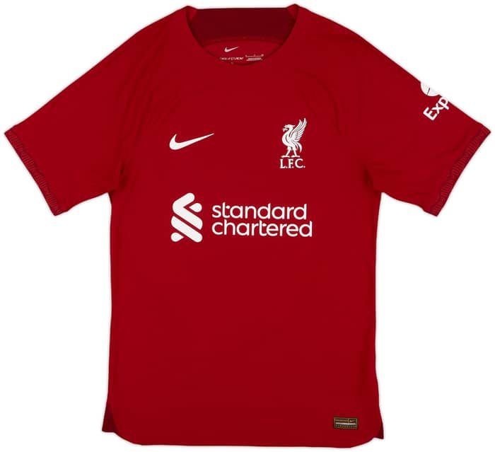 2022-23 Liverpool Authentic Home Shirt M.Salah #11 - 9/10 - (S)