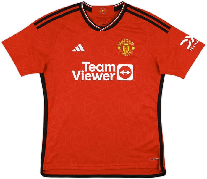 2023-24 Manchester United Home Shirt Mainoo #37 - 10/10 - (L)