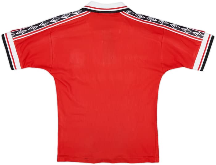 1998-00 Manchester United Home Shirt - 5/10 - (S.Boys)