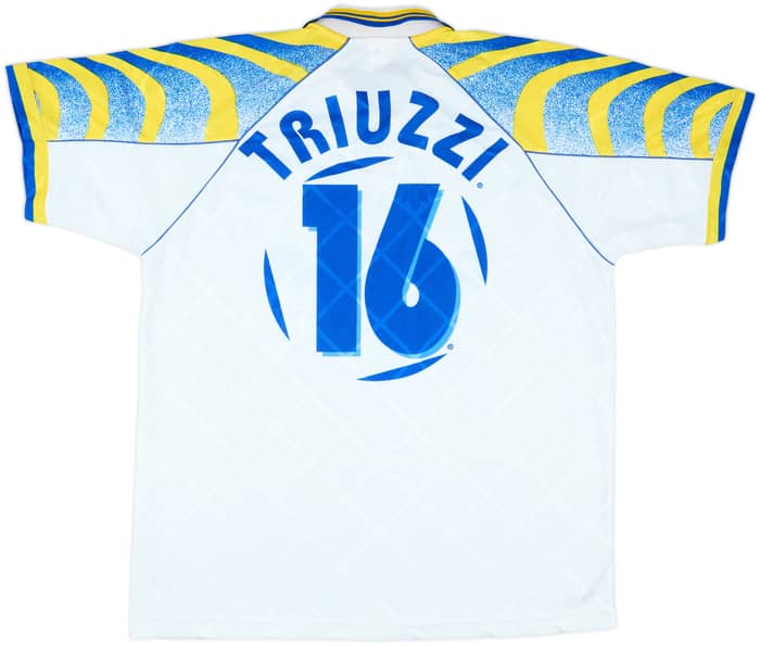 1996-97 Parma Player Issue Home Shirt Triuzzi #16