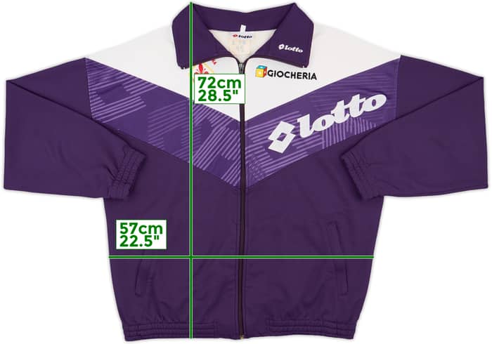 1991-92 Fiorentina Lotto Track Jacket - 8/10 - (XL)